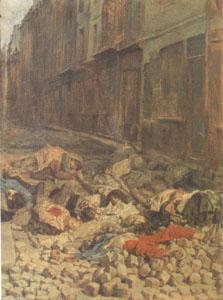 Ernest Meissonier The Barricade,Rue de la Mortellerie,June 1848 also called Menory of Civil War (mk05 China oil painting art